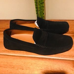 Aquatalia mens Brandon suede driving style loafer